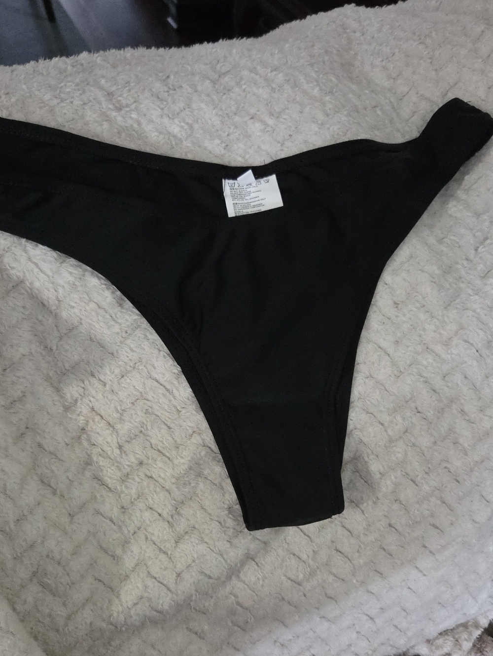 Black Swim Bathing Bottoms Cheeky Sz M ✨️5/$30